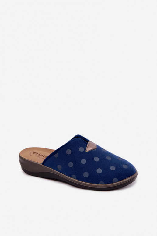 Chinelos femininos Inblu OD000014 azul escuro