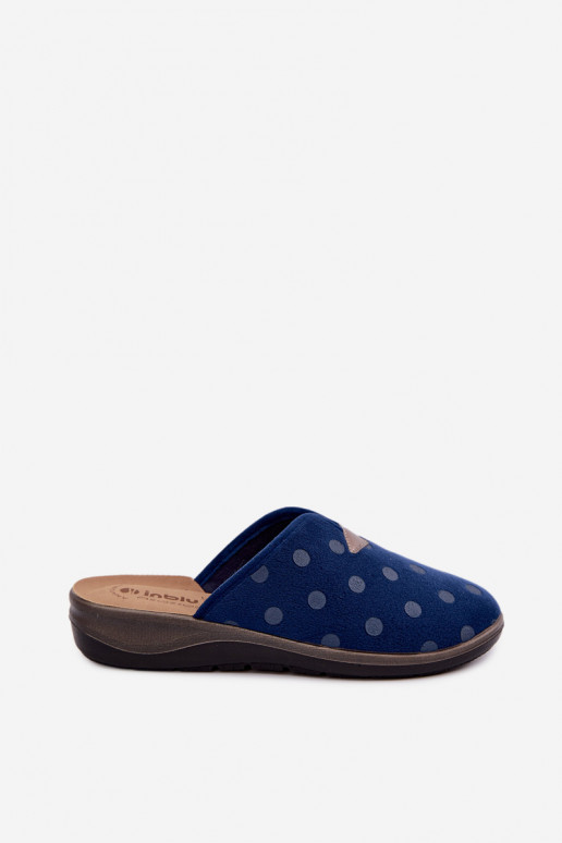 Chinelos femininos Inblu OD000014 azul escuro