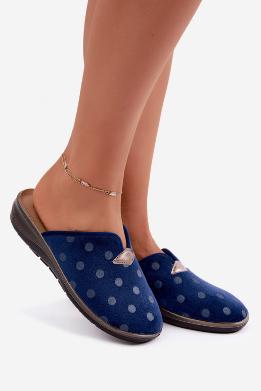Chinelos femininos Inblu OD000014 azul escuro