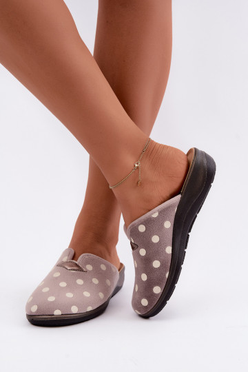 Chinelos femininos Inblu OD000014 cinza