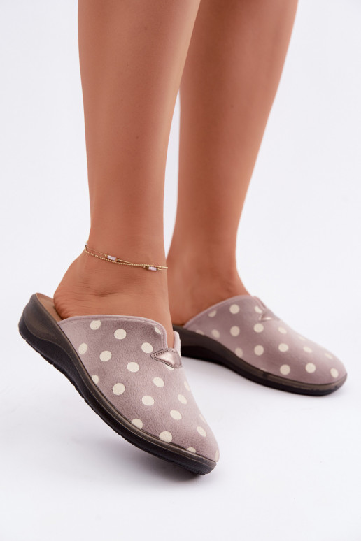 Chinelos femininos Inblu OD000014 cinza
