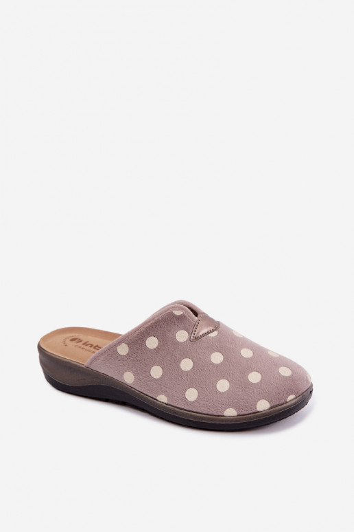 Chinelos femininos Inblu OD000014 cinza