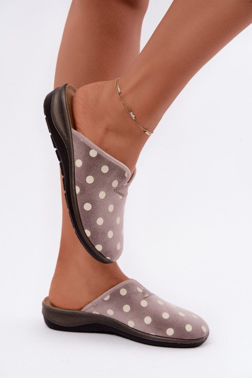 Chinelos femininos Inblu OD000014 cinza