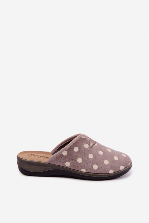 Chinelos femininos Inblu OD000014 cinza