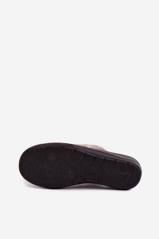 Chinelos femininos Inblu OD000014 cinza