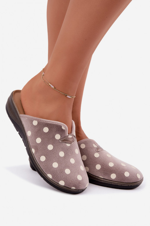 Chinelos femininos Inblu OD000014 cinza