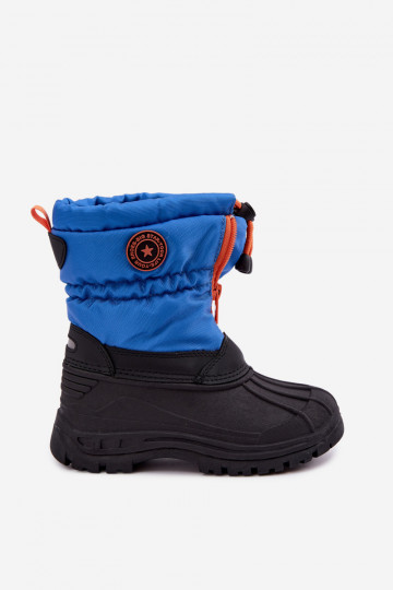 Botas de neve para crianças azul-preto Big Star SS374032 2