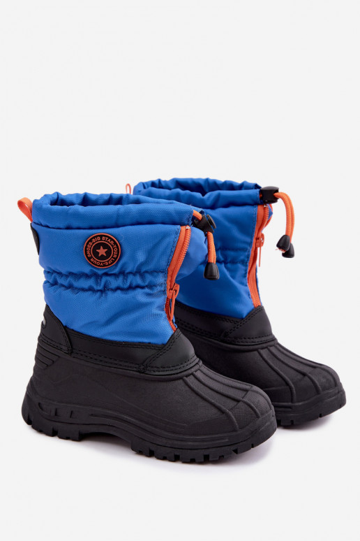 Botas de neve para crianças azul-preto Big Star SS374032