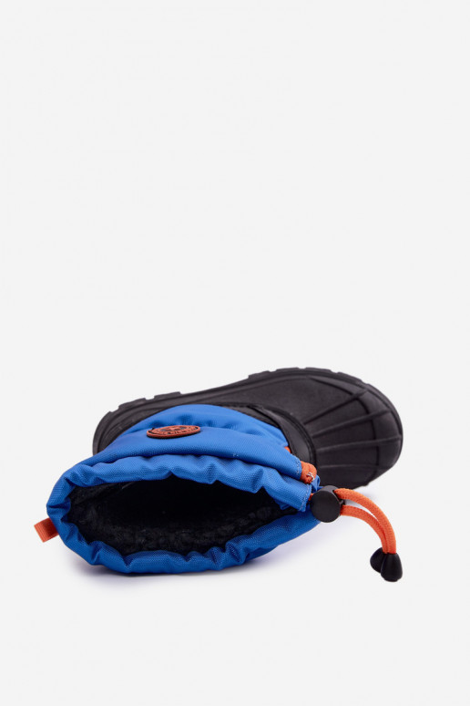 Botas de neve para crianças azul-preto Big Star SS374032
