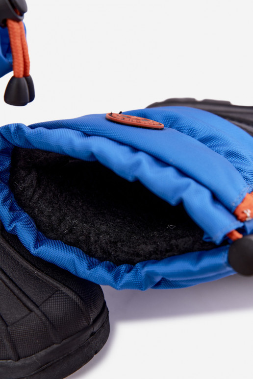 Botas de neve para crianças azul-preto Big Star SS374032