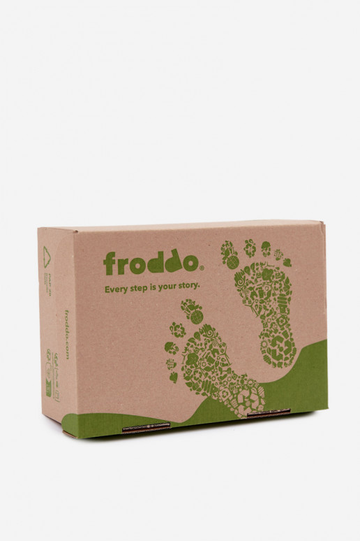 Sapatos de camurça para crianças azul escuro Barefoot Froddo G2110157
