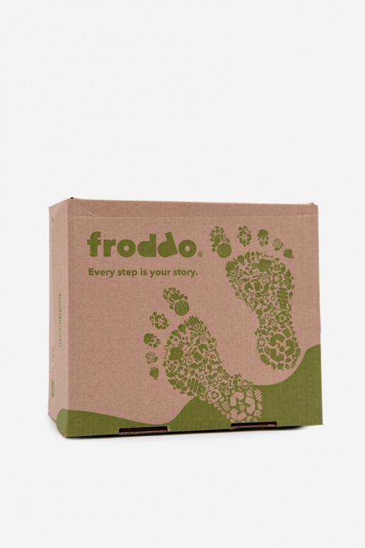 Sapatos de camurça para crianças marrons Barefoot Froddo G2110157-1