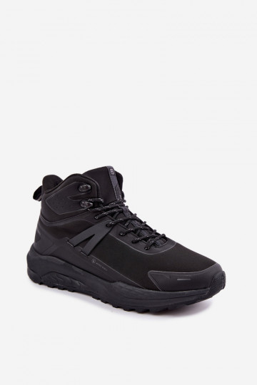 Botas de caminhada isoladas para homens impermeáveis em preto Koby