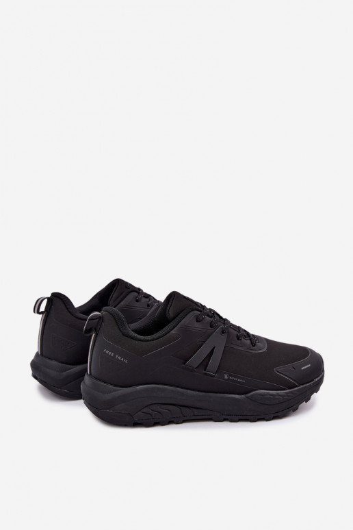 Sapatos impermeáveis para homens Outdoor em preto Elroy