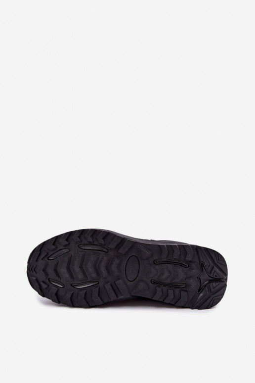 Sapatos impermeáveis para homens Outdoor em preto Elroy