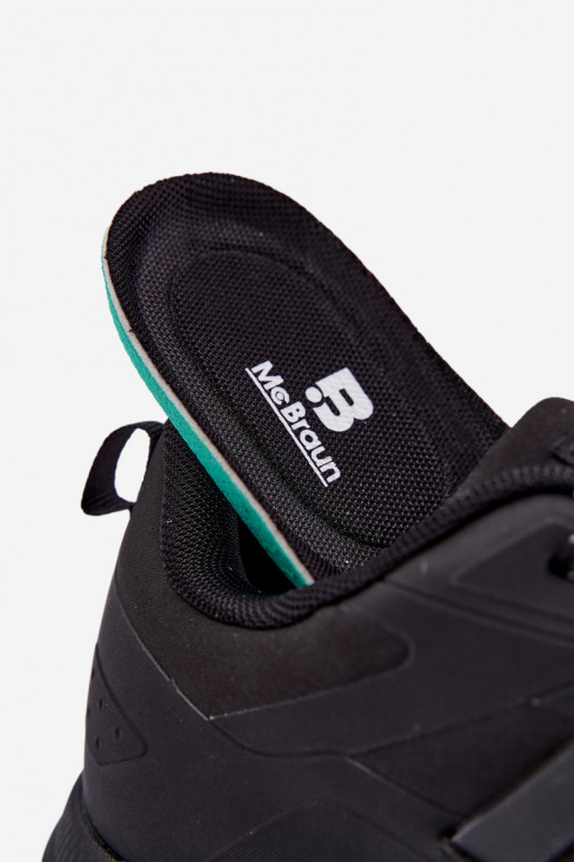 Sapatos impermeáveis para homens Outdoor em preto Elroy