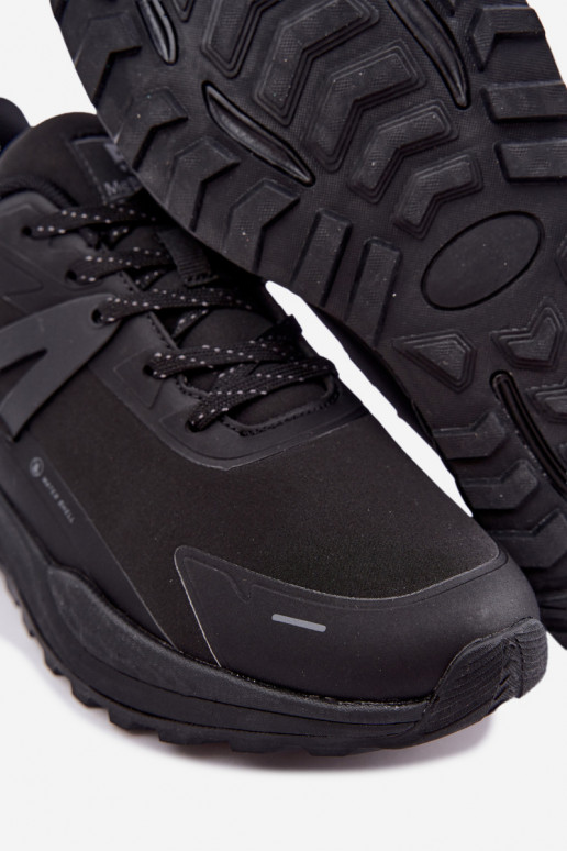 Sapatos impermeáveis para homens Outdoor em preto Elroy
