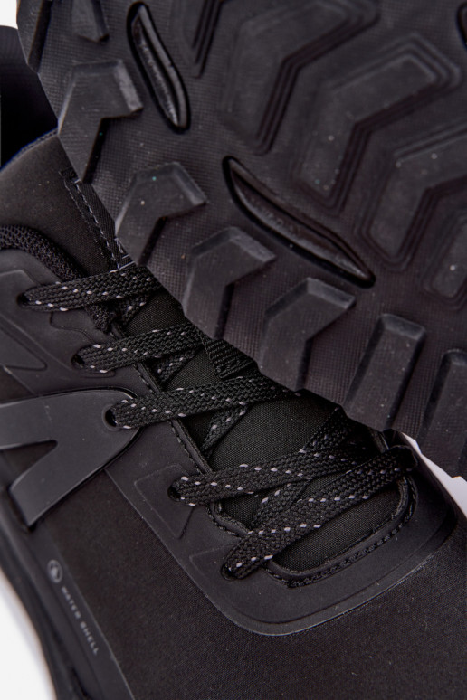 Sapatos impermeáveis para homens Outdoor em preto Elroy