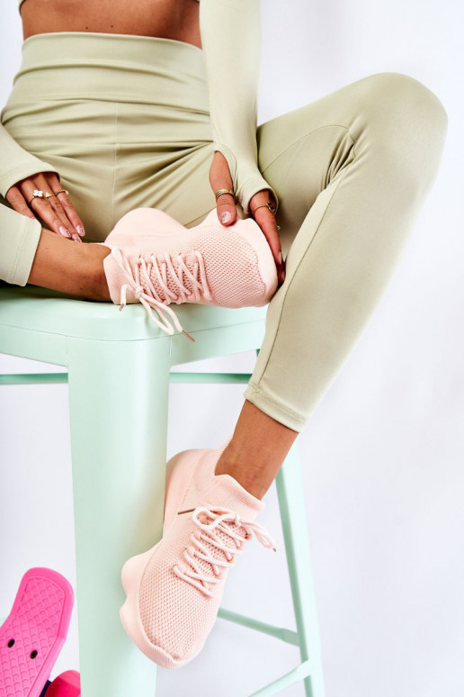Tênis esportivos slip-on Dalmiro na cor rosa