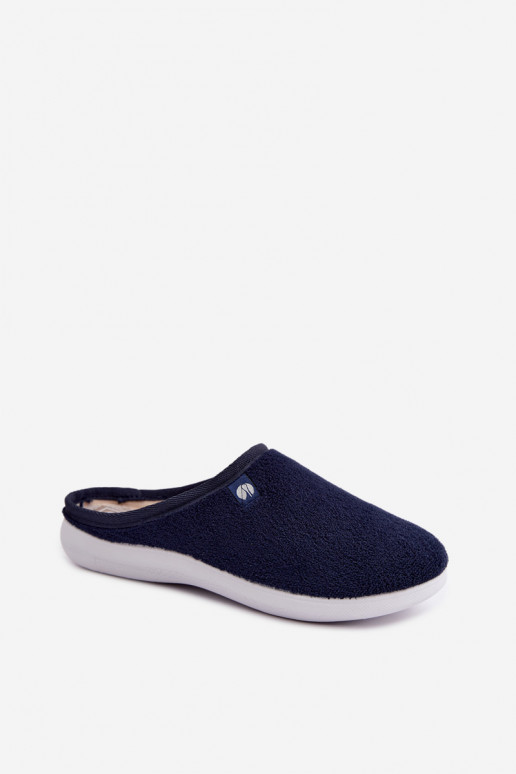 Chinelos femininos azul escuro para casa Inblu EC000102