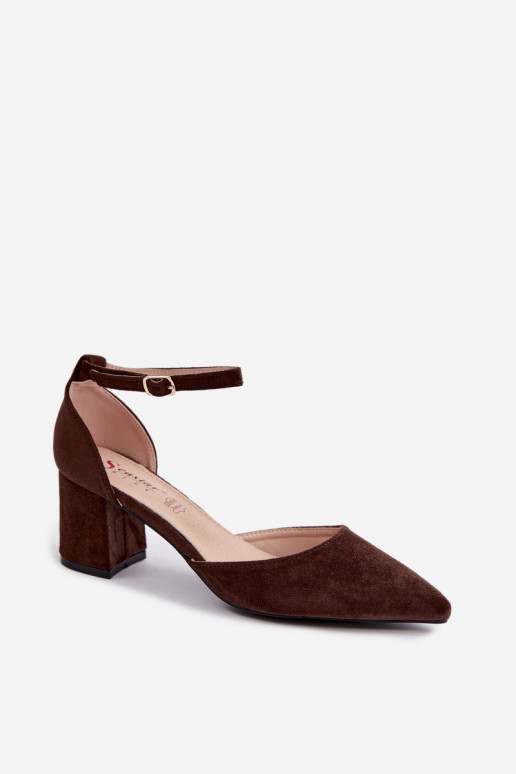 Sapatos com salto e tiras Olenae