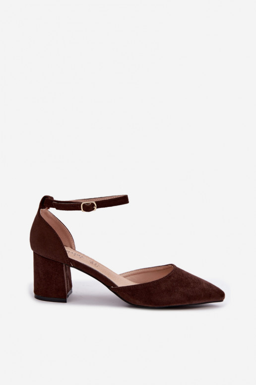 Sapatos com salto e tiras Olenae