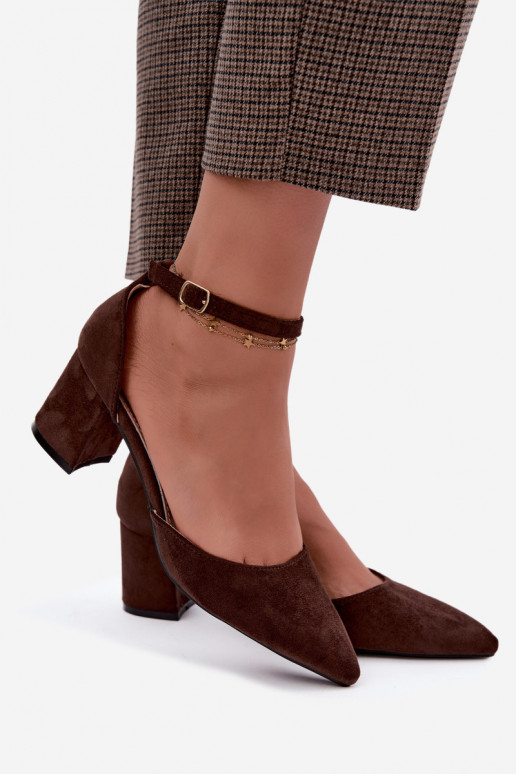 Sapatos com salto e tiras Olenae