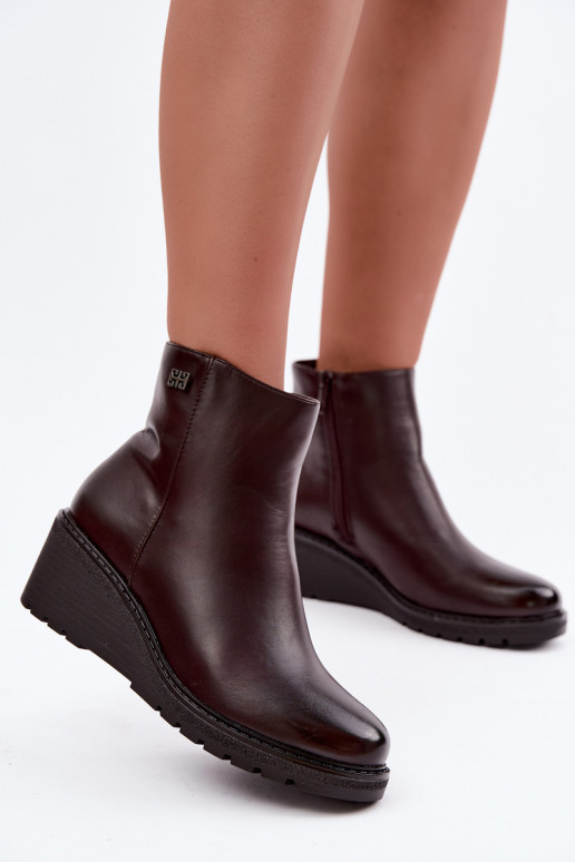 aquecimento Botas com uma plataforma Casal o castelo Borgonha Larisae