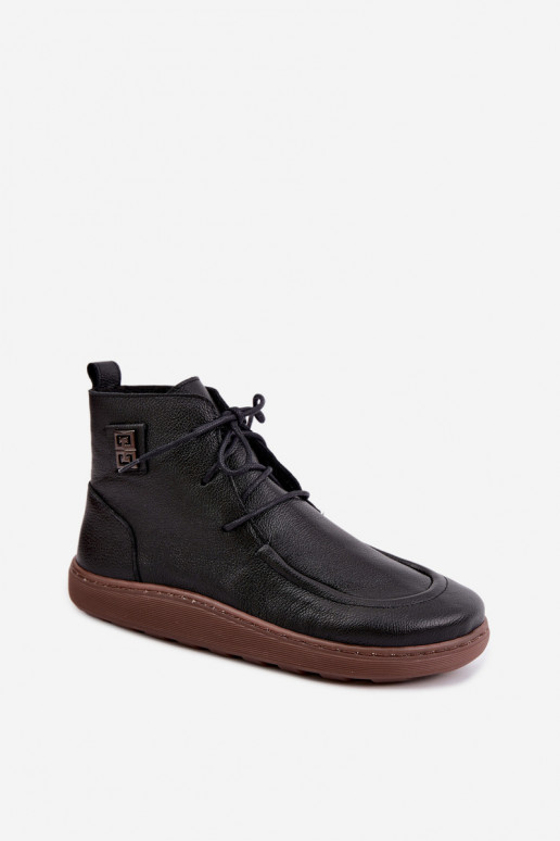 Sapatos femininos quentes Barefoot Zazoo 3077 na cor preta