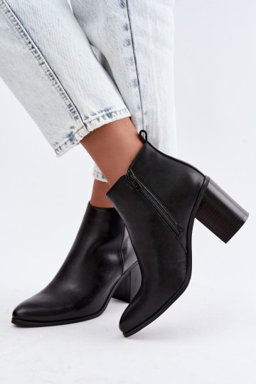 Pele Botas com aquecimento no interior Sergio Leone BT-50-S cor preta