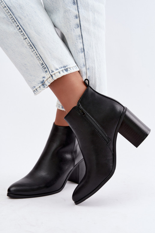Pele Botas com aquecimento no interior Sergio Leone BT-50-S cor preta