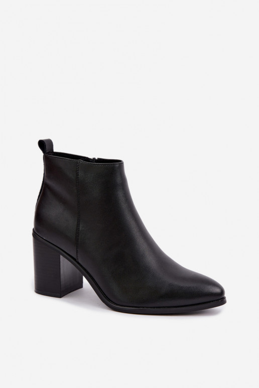 Pele Botas com aquecimento no interior Sergio Leone BT-50-S cor preta