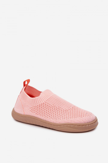 Chinelos infantis slip-on Milami rosa claro