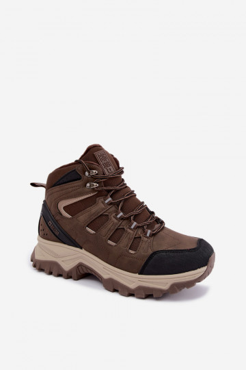 botas de caminhada isoladas para homens Big Star UU174316 na cor castanha