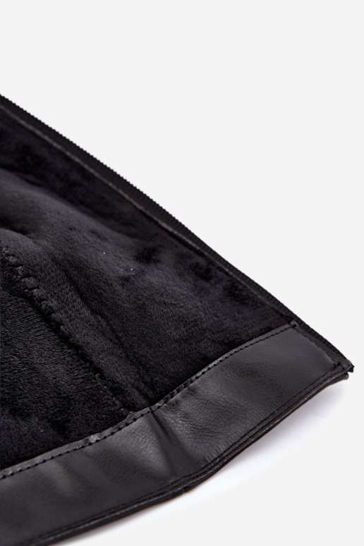 Botas longas isoladas com salto preto Alessa