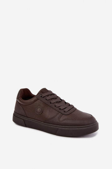 Sapatilhas masculinas Big Star UU174326 cor chocolate