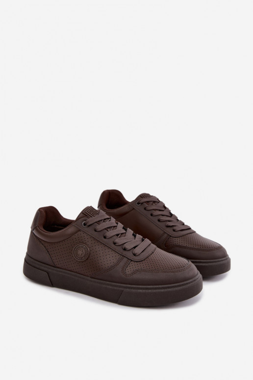 Sapatilhas masculinas Big Star UU174326 cor chocolate