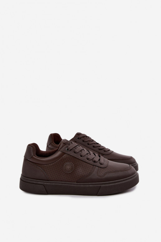 Sapatilhas masculinas Big Star UU174326 cor chocolate