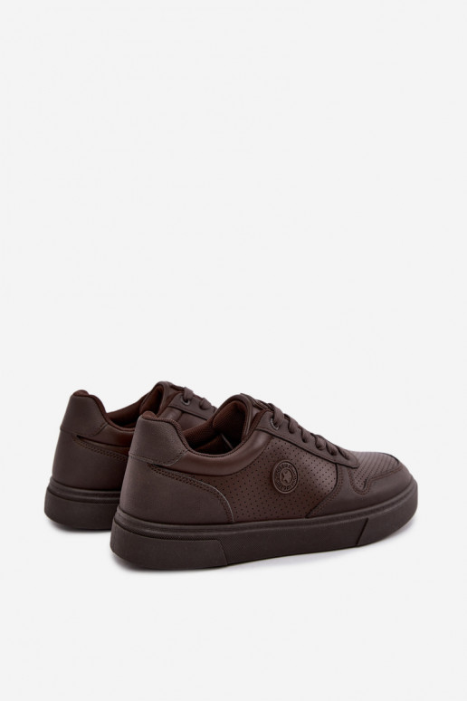 Sapatilhas masculinas Big Star UU174326 cor chocolate