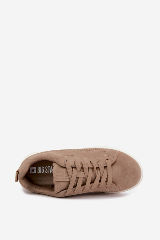 Sapatilhas masculinas Big Star UU174322 cor areia