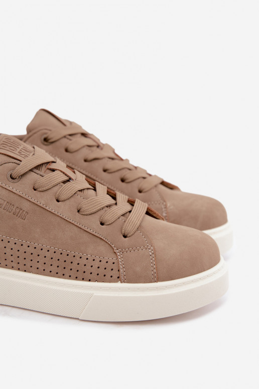 Sapatilhas masculinas Big Star UU174322 cor areia