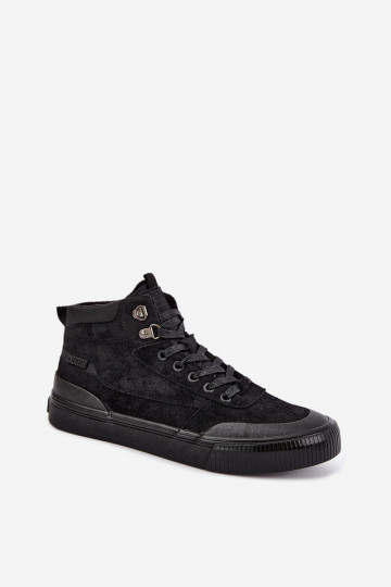 Sapatos casuais masculinos Big Star UU174305 cor preta