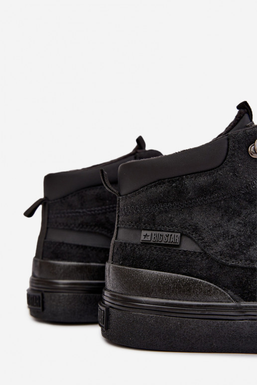 Sapatos casuais masculinos Big Star UU174305 cor preta