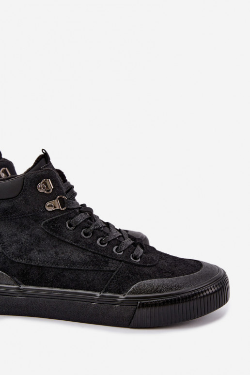 Sapatos casuais masculinos Big Star UU174305 cor preta