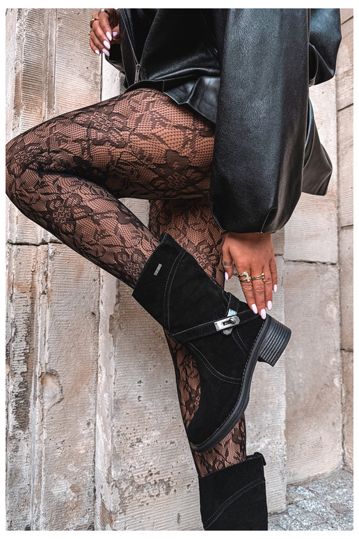 botins isolados para mulheres Big Star UU274608 na cor preta