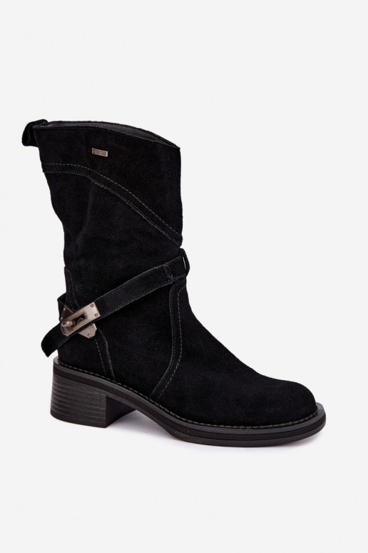 botins isolados para mulheres Big Star UU274608 na cor preta