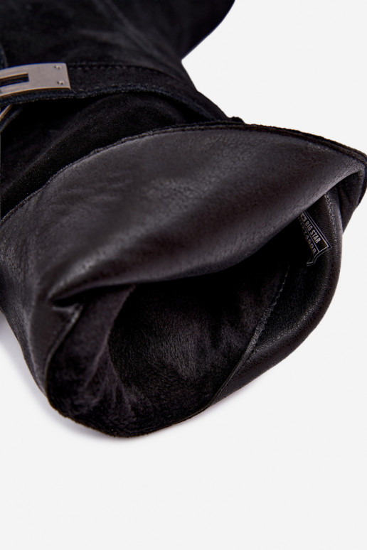 botins isolados para mulheres Big Star UU274608 na cor preta