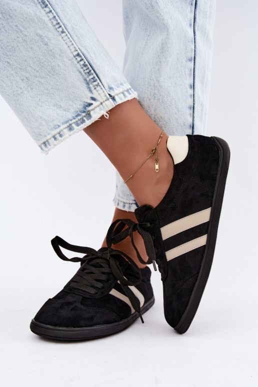 Sapatilhas femininas Barefoot cor preta Kessy