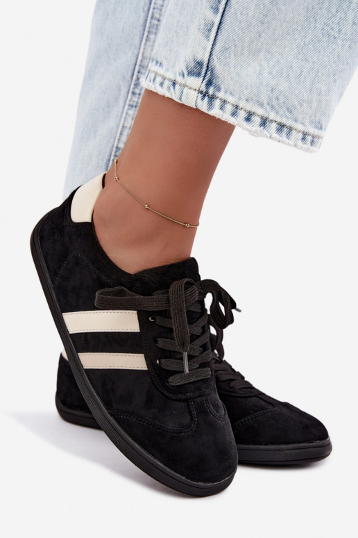 Sapatilhas femininas Barefoot cor preta Kessy
