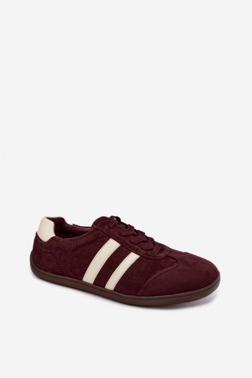 Sapatilhas femininas Barefoot cor bordô Kessy